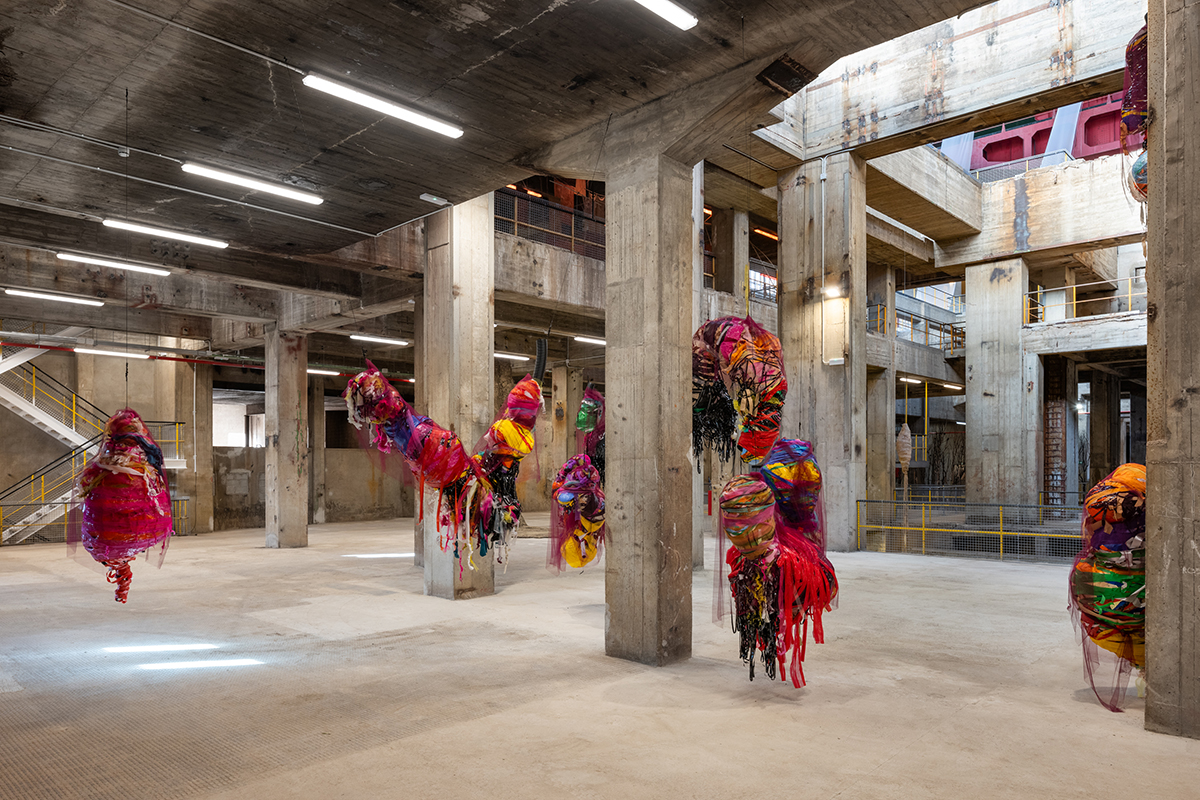 Nnena Kalu's artworks exhibited in Barcelona.