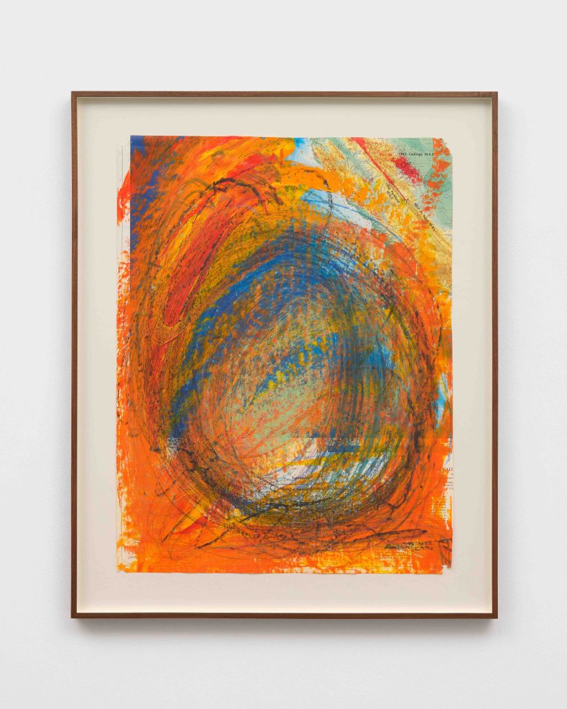Nnena Kalu's artwork called 'Orange Vortex'.