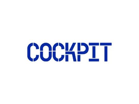 Blue cockpit logo.