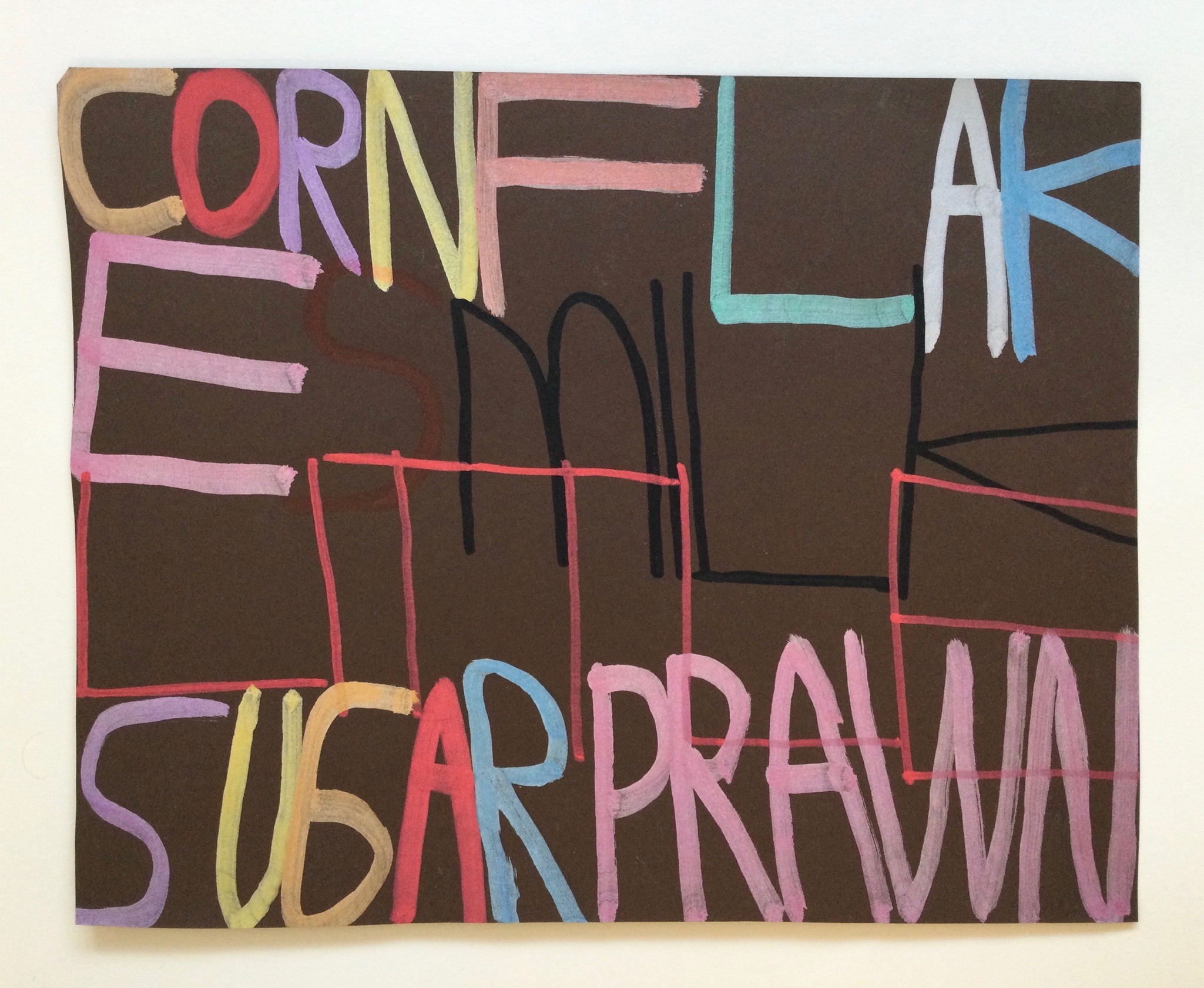 Graphic text in ink on paper.