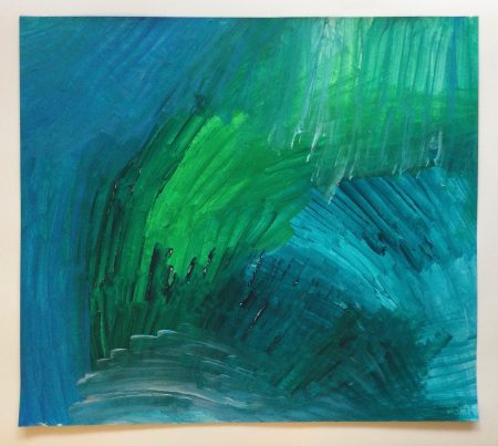 Untitled 59x52 acrylic on paper, 2026