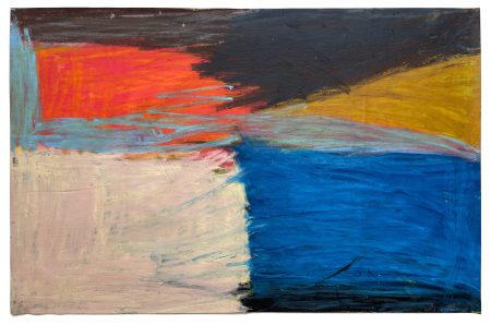 Untitled, 2026, Oil Pastel and Acrylic on cloth, 51 x 78 cm