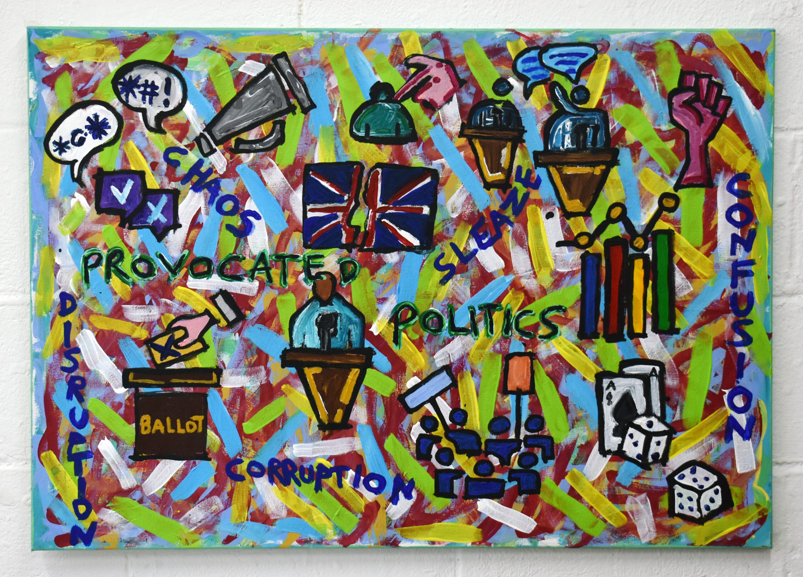 An abstract painting.