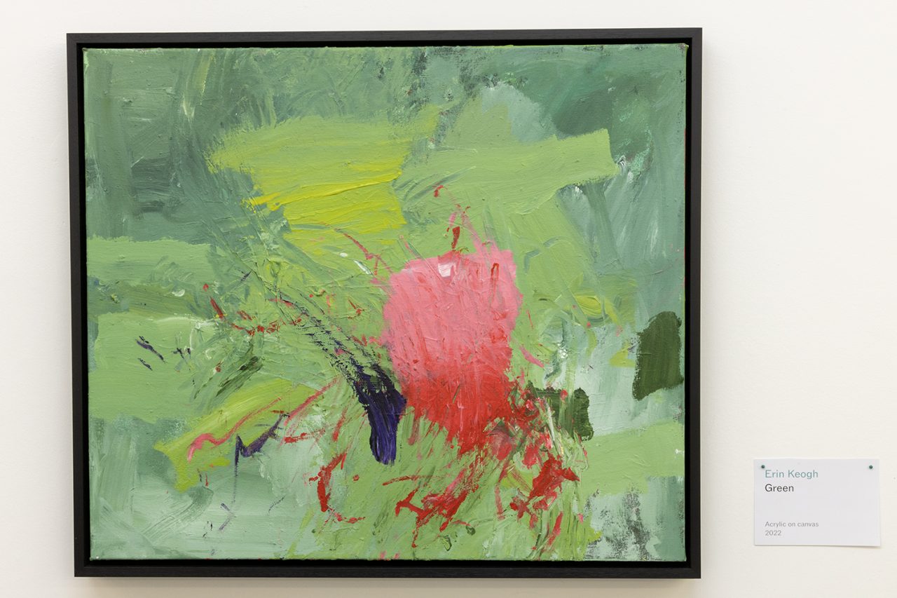 Green, Erin Keogh, acrylic on canvas, 2022
