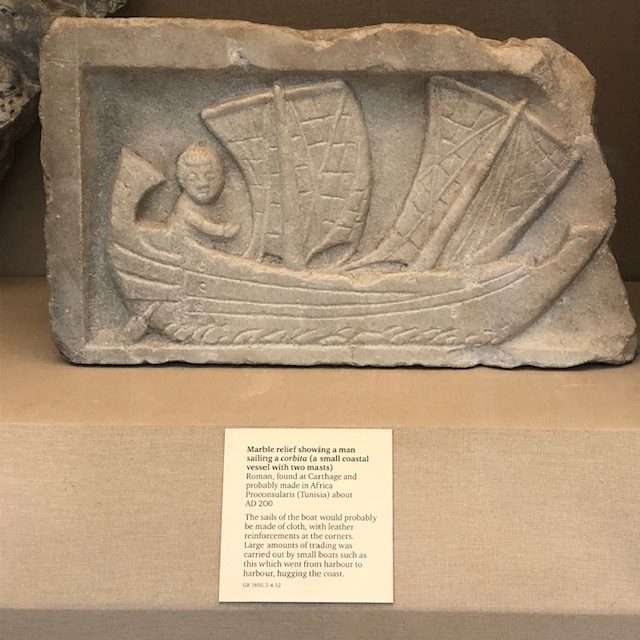 A marble relief at the British Museum. Courtesy of the Artists and ActionSpace.