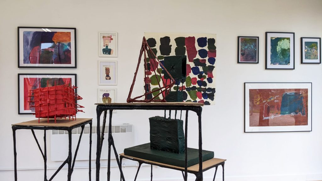 Brent studio exhibition. Image courtesy of ActionSpace. 