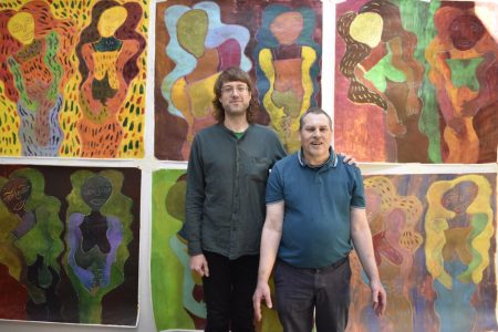 Artists Robin Smith and Richard Phoenix