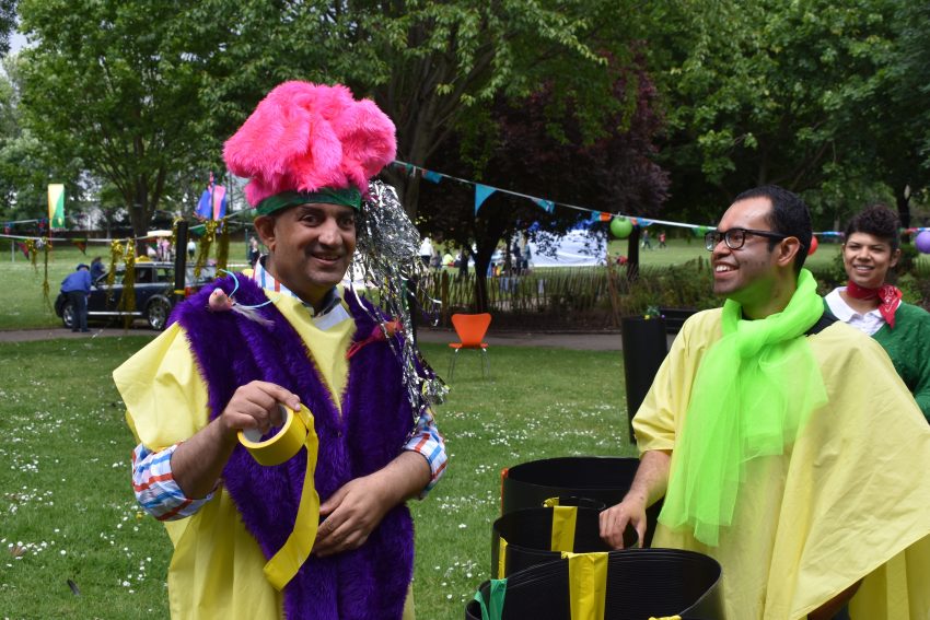 Pardip Kapil during Pop up Pardip in October 2016. Image courtesy of the Artist and ActionSpace