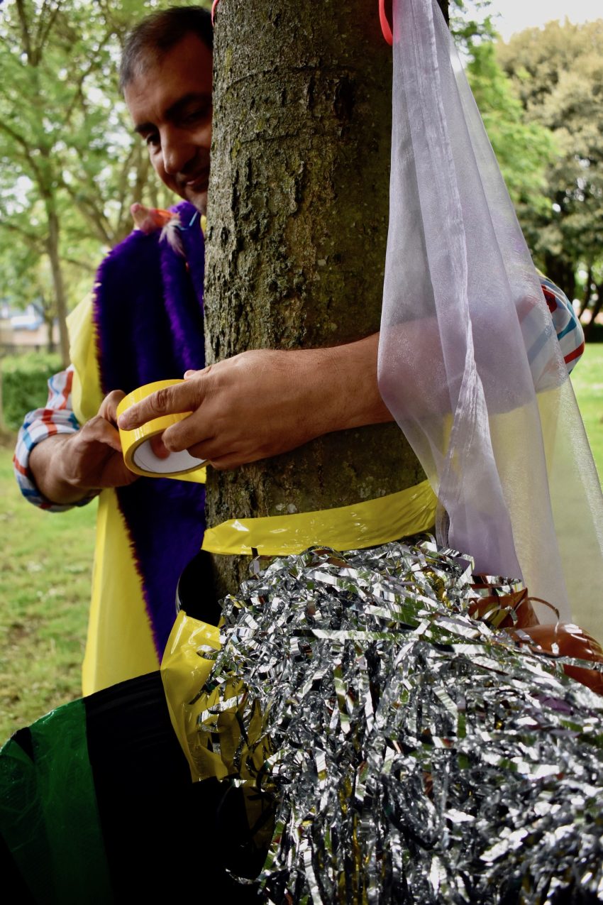 Pardip Kapil during Pop up Pardip in October 2016. Image courtesy of the Artist and ActionSpace