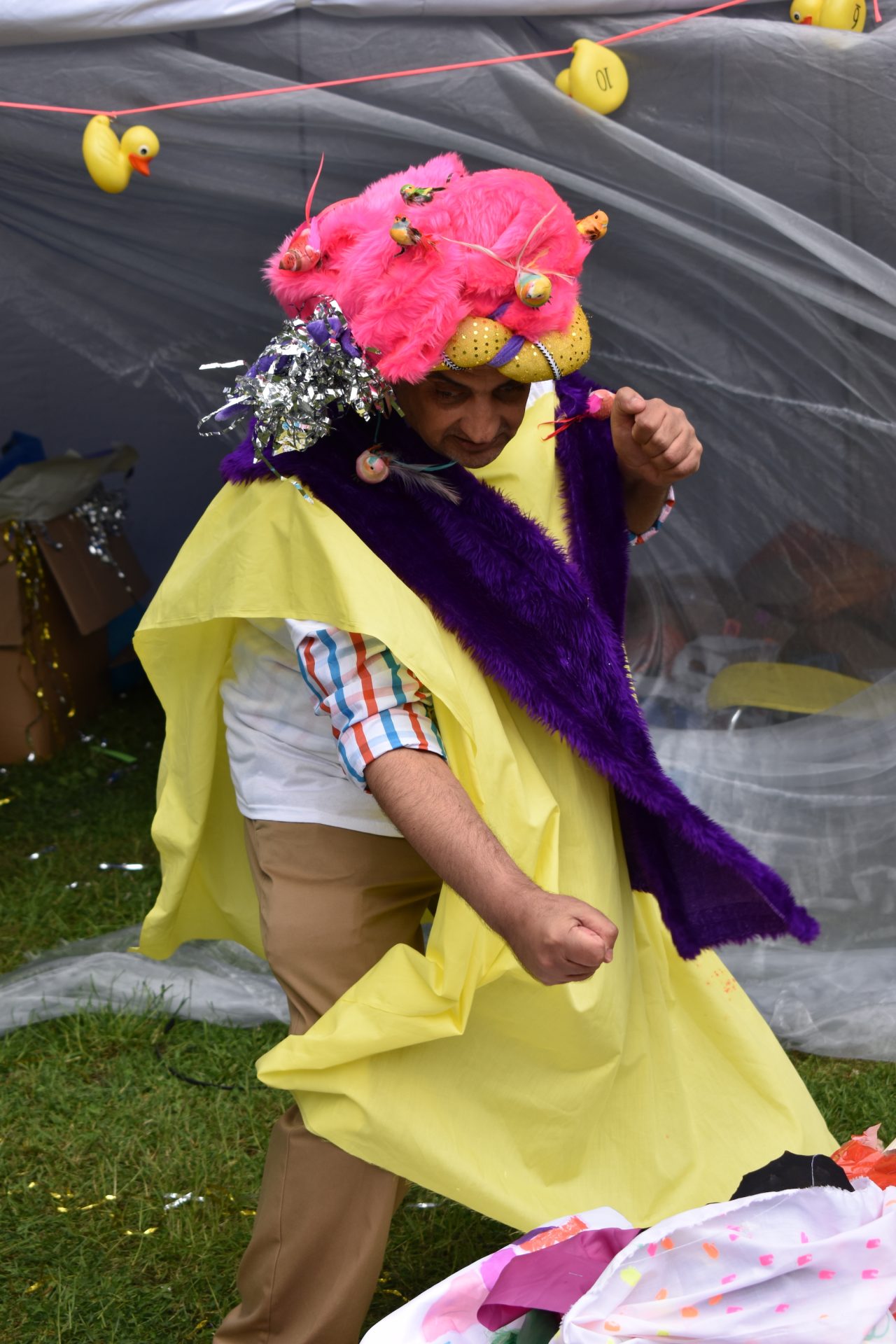 Pardip Kapil during Pop up Pardip in October 2016. Image courtesy of the Artist and ActionSpace