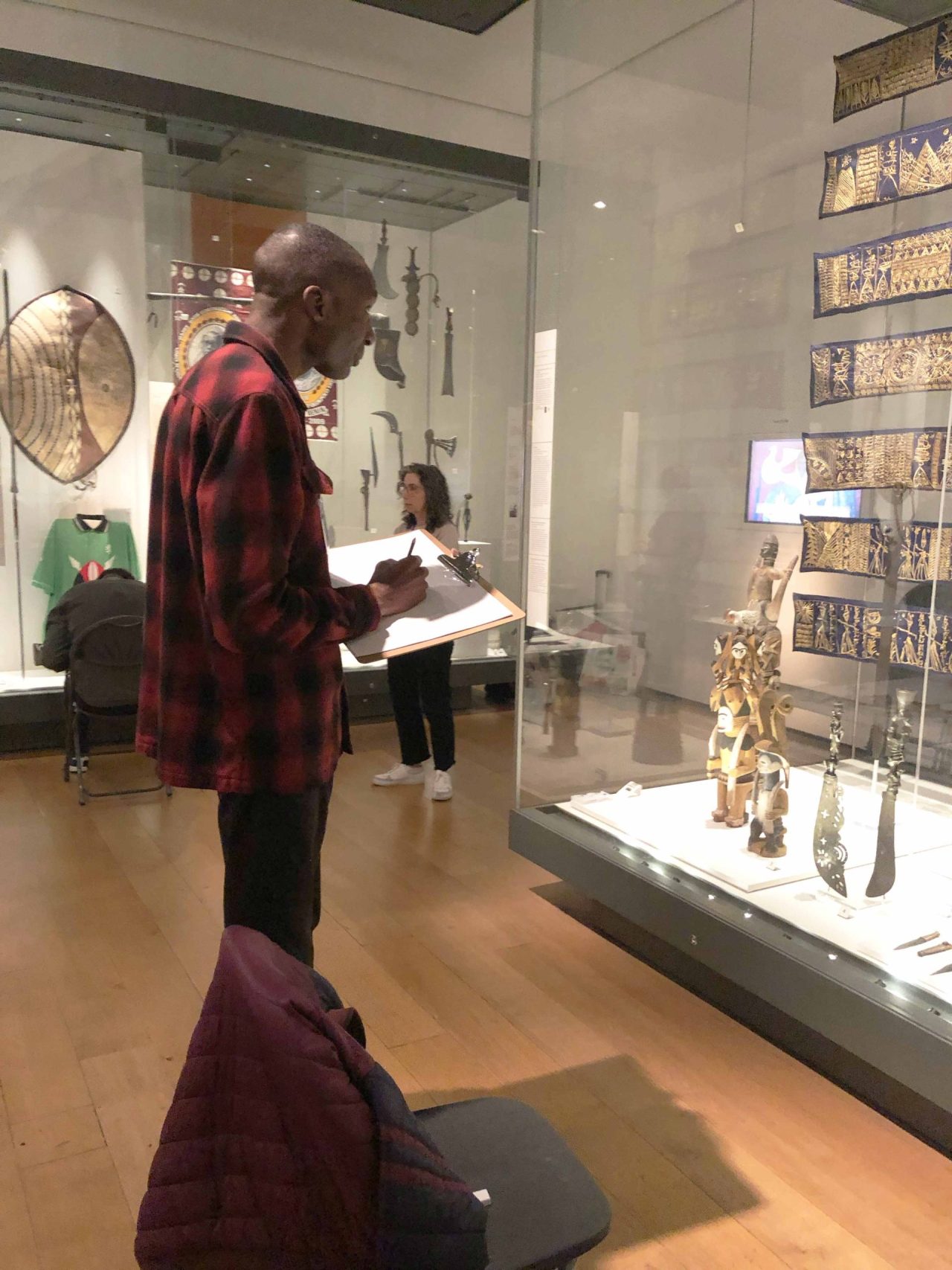Adam Crown at the British Museum. Courtesy of the Artists and ActionSpace.