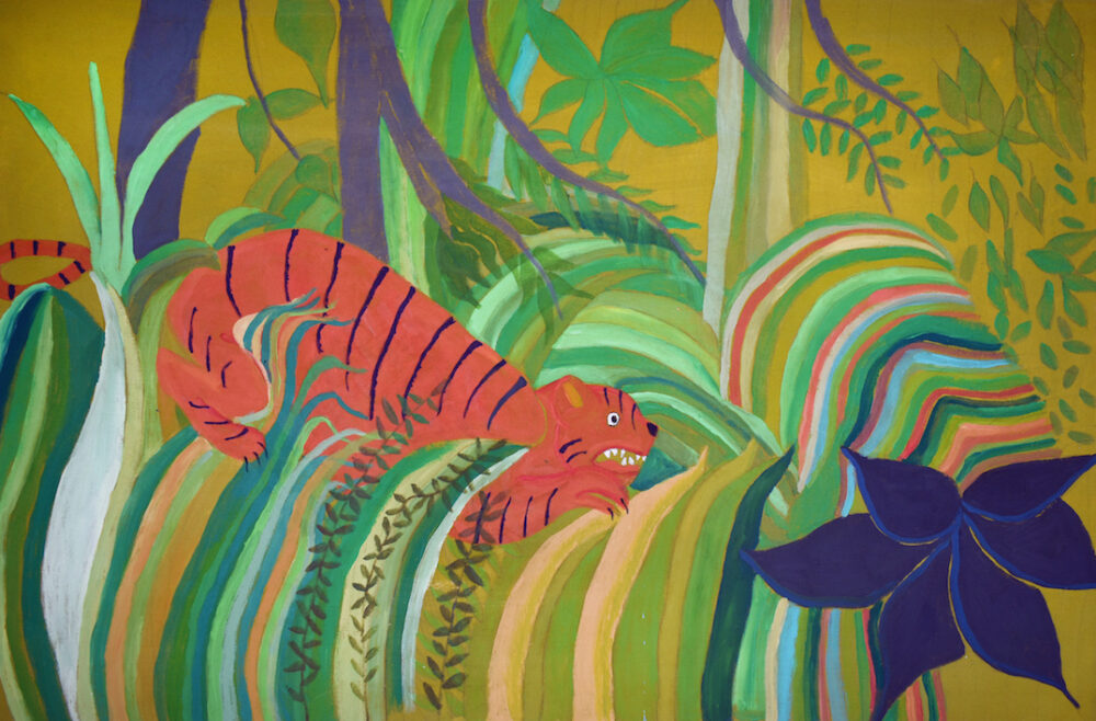The Tiger Gets Ready to Sleep by Marina Devlin