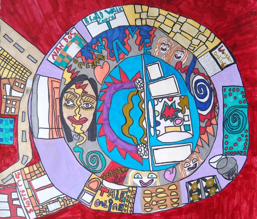 Ophir Yaron, Changing Environments, pen on paper. Image courtesy of the Artist and ActionSpace