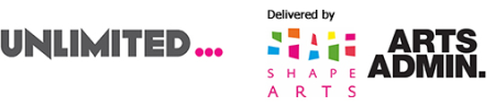 Unlimited, Shape Arts and Arts Admin logo