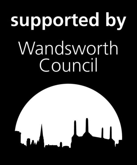 supported by wandsworth council logo